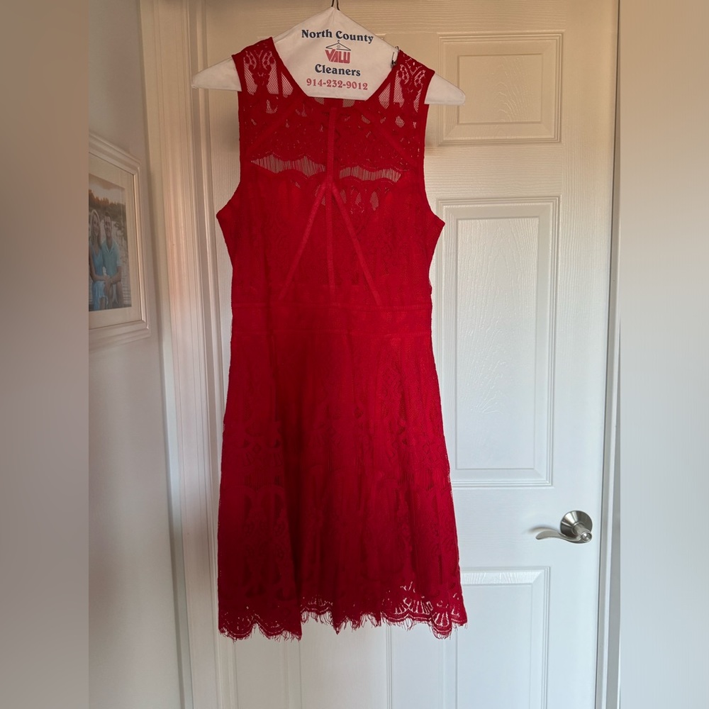 Adelyn Rae Cocktail Dress - Red (S)